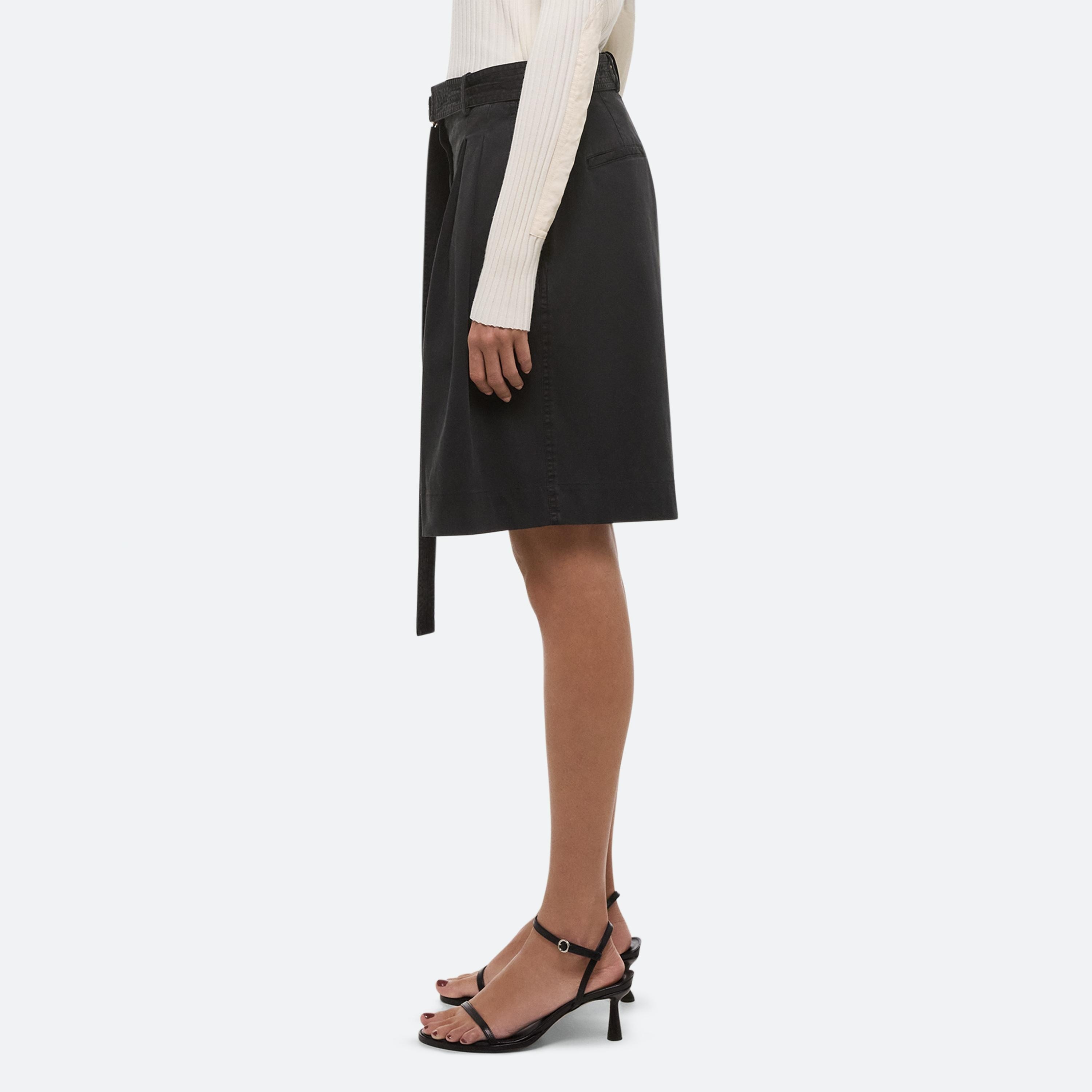WIDE PLEATED SHORTS - 4