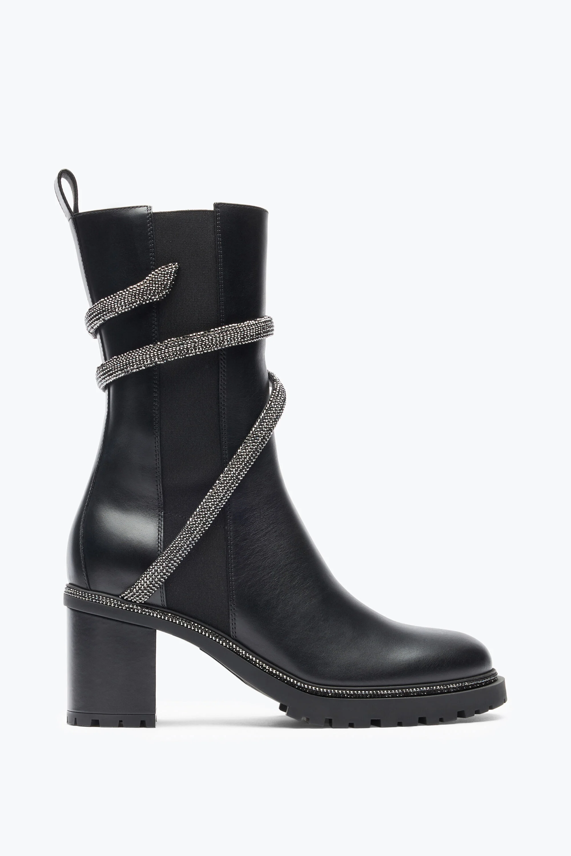 Cleo Crystal Black Bootie 60 - 1