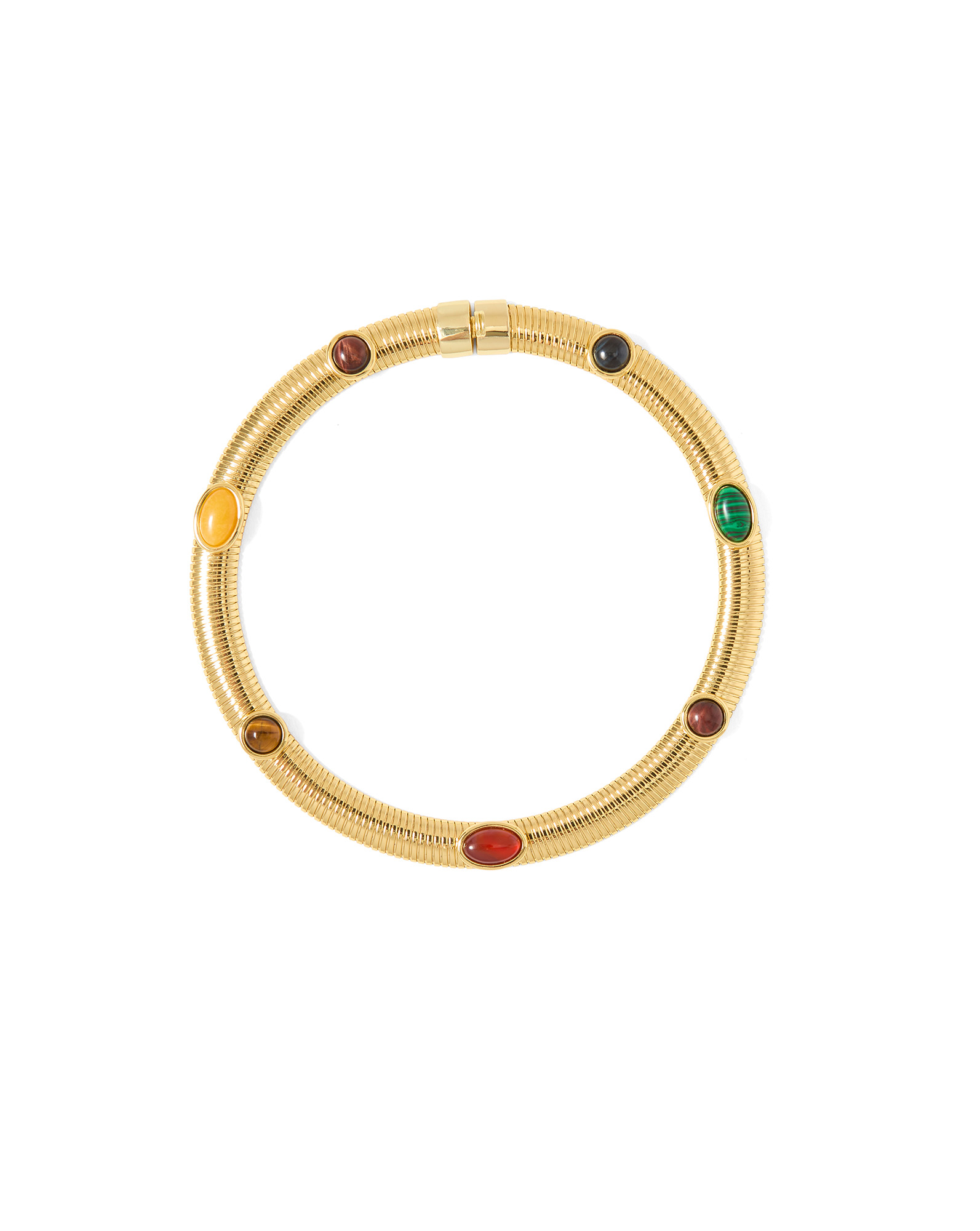 EMBELLISHED TUBOGAS COLLAR NECKLACE - 6