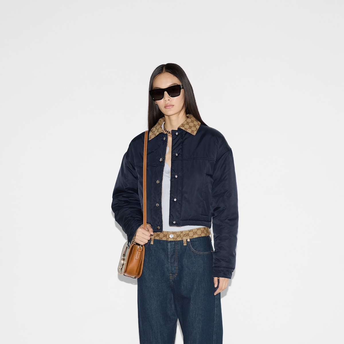 Reversible gabardine nylon jacket - 6