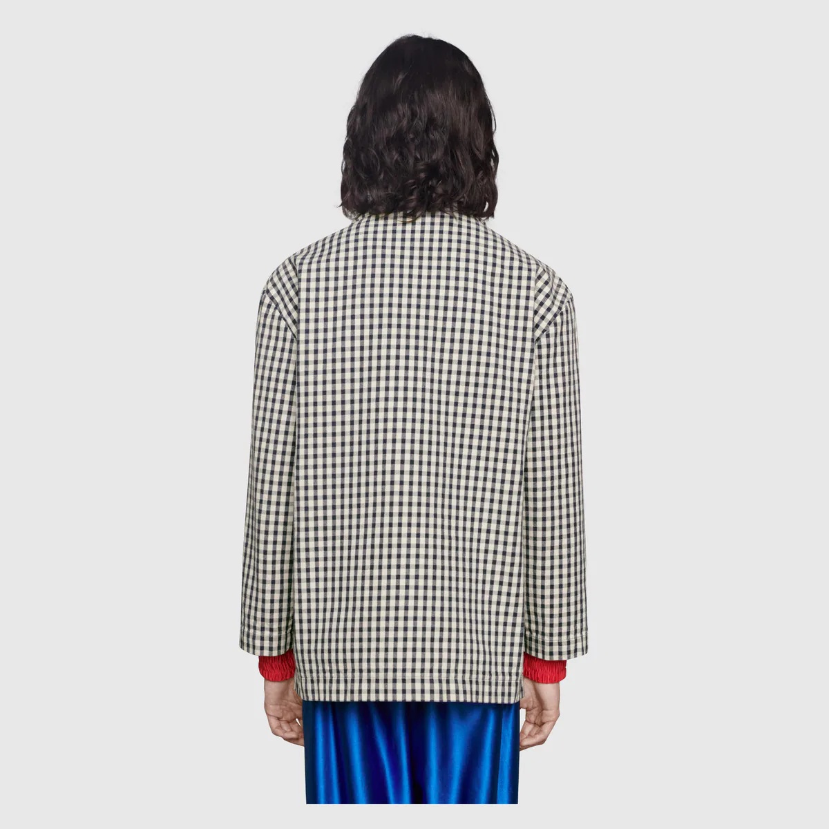 Freya Hartas patch cotton gingham jacket - 4