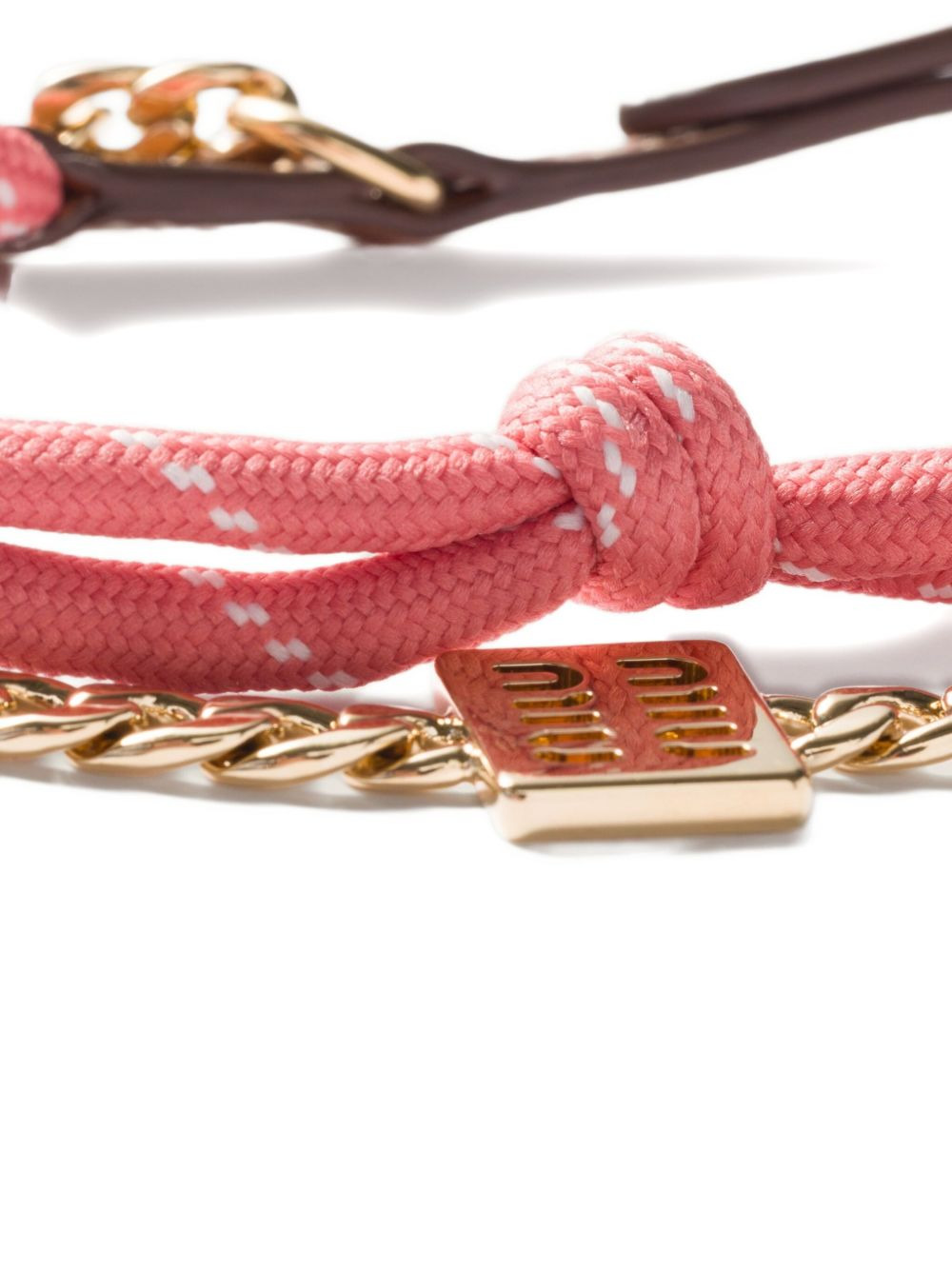 knotted chain keyring - 2