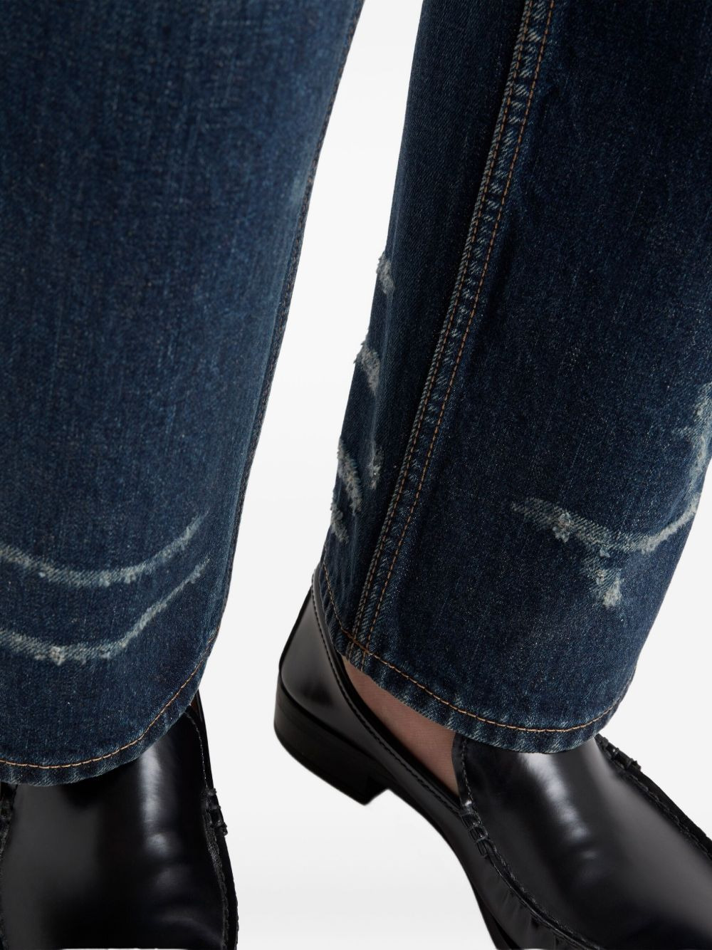 washed five-pocket jeans - 5