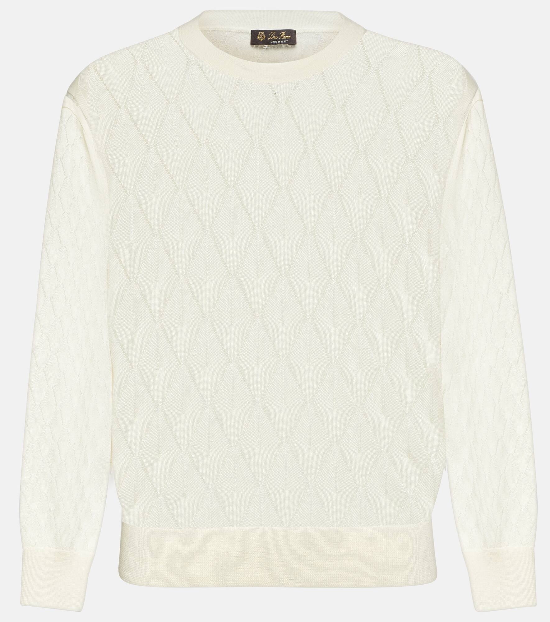 Piura Argyle cashmere and silk sweater - 1