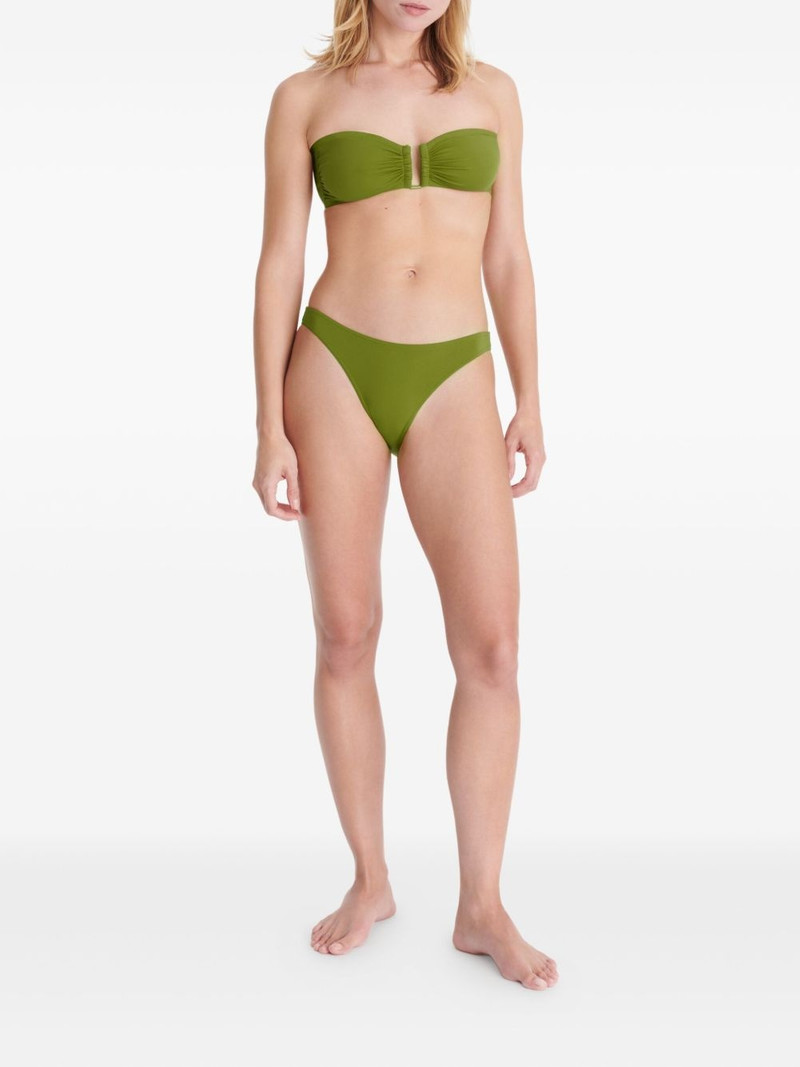 ERES Show ruched bandeau bikini top outlook