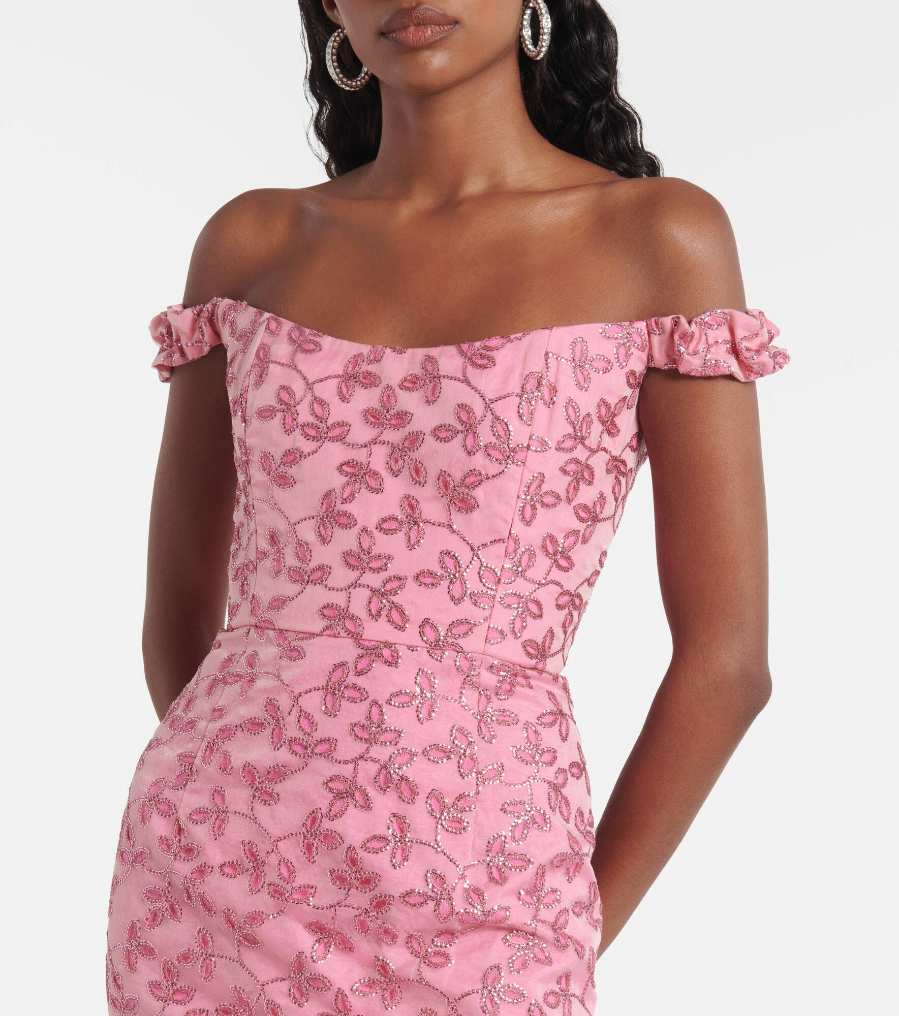 Amina sequined midi dress - 4