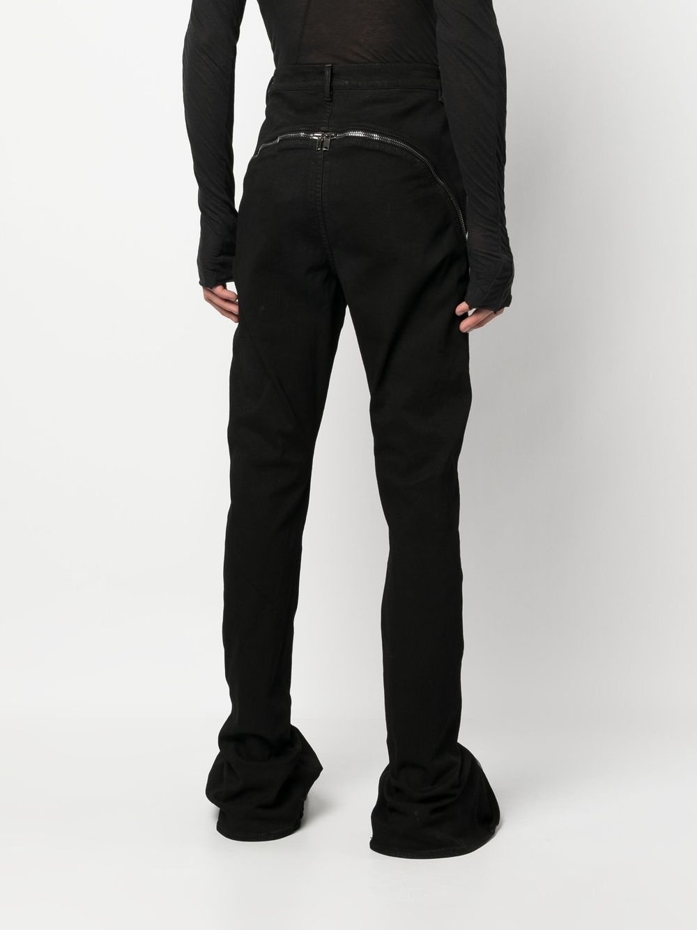 zip-detail slim-fit jeans - 4