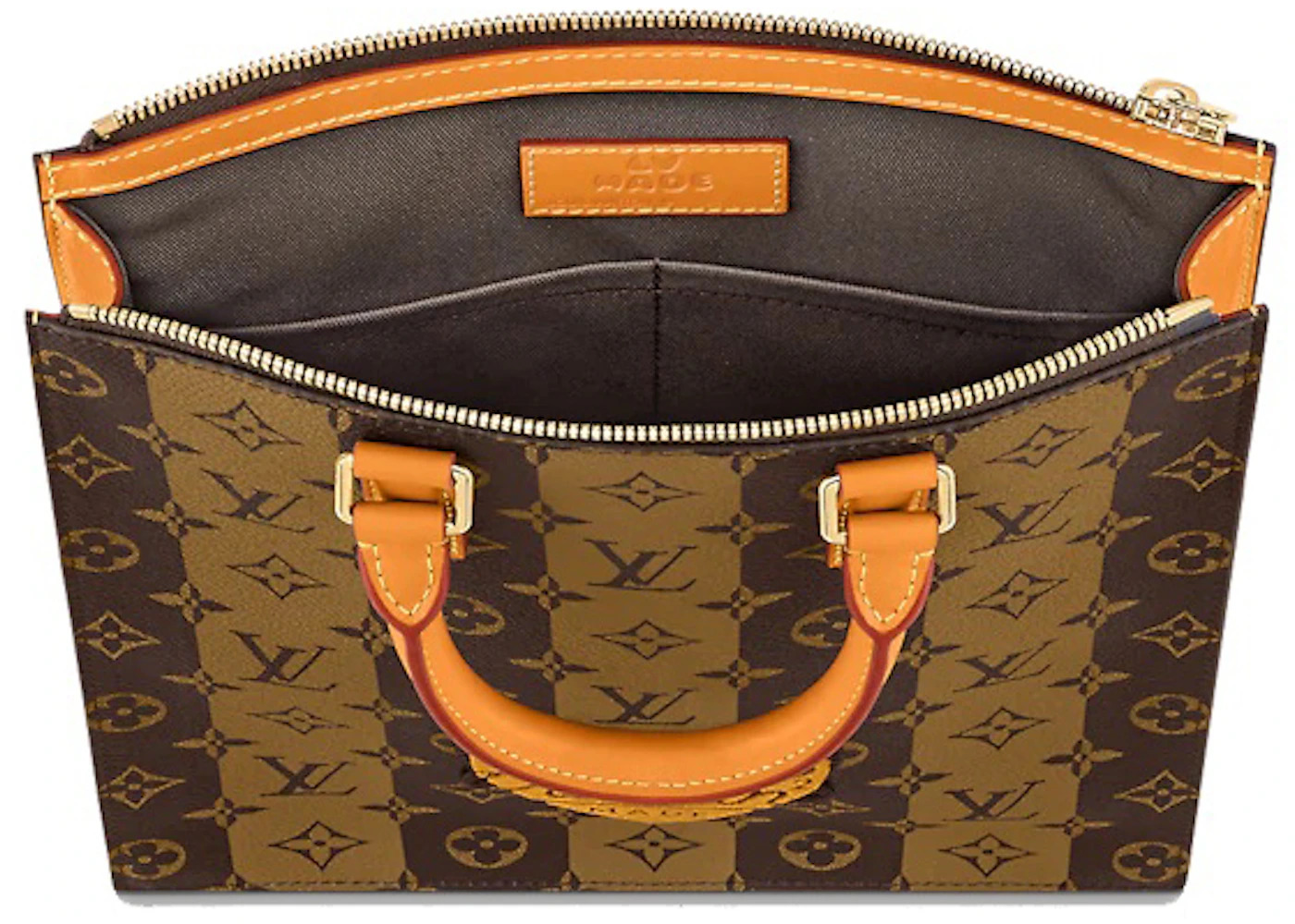 Louis Vuitton x Nigo Sac Plat Cross Monogram Stripes Brown - 3