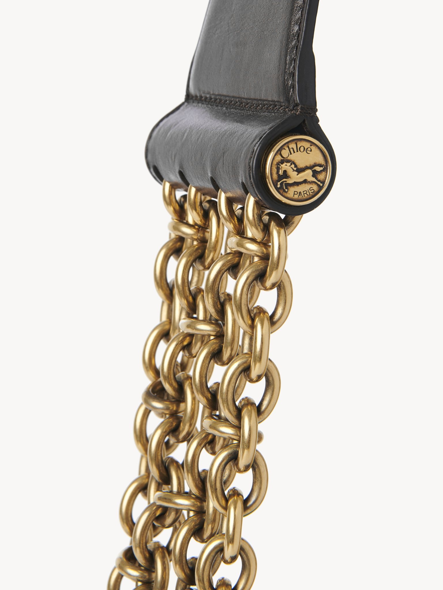 CAMERA CHAIN BAG IN SHINY LEATHER - 6