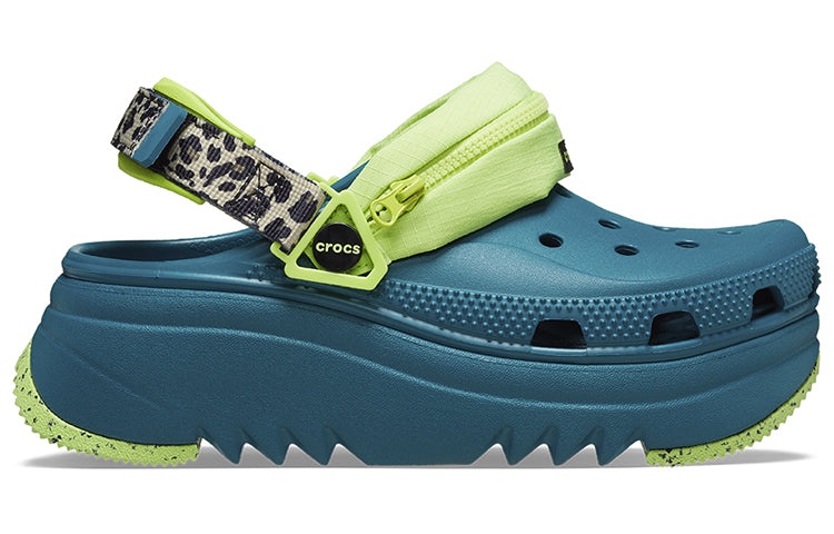 Crocs Hiker Xscape Animal Print Clog 'Teal Green' 208605-9DB - 2