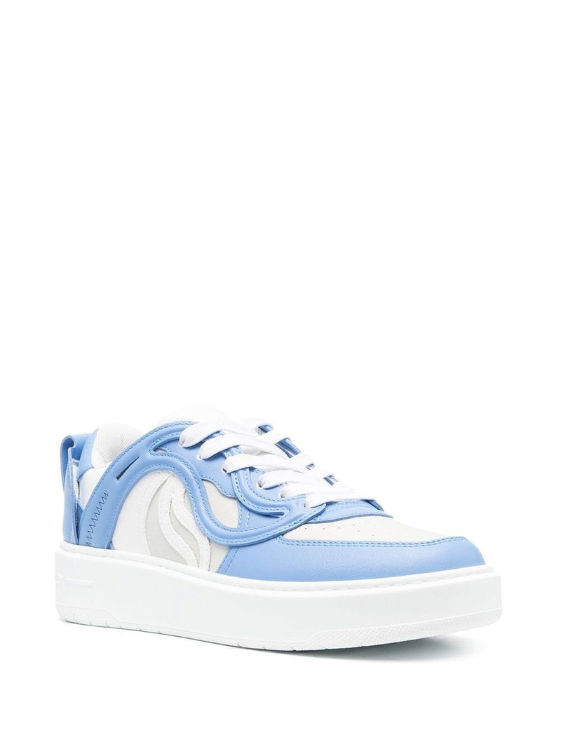Stella McCartney colour-block low-top sneakers outlook