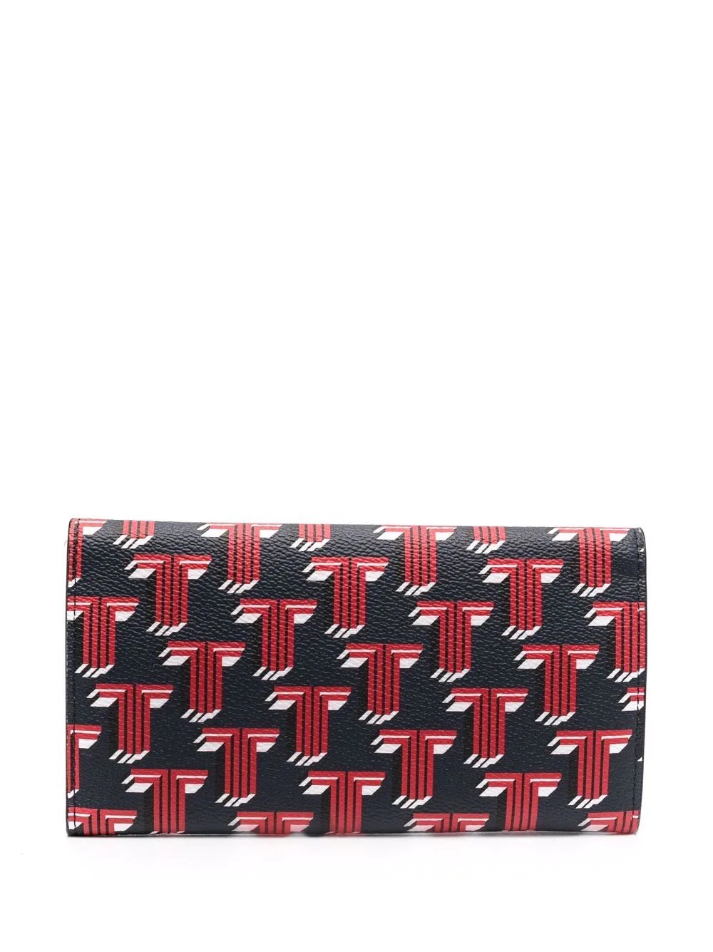 monogram-print leather wallet - 2