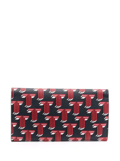 Lanvin monogram-print leather wallet outlook