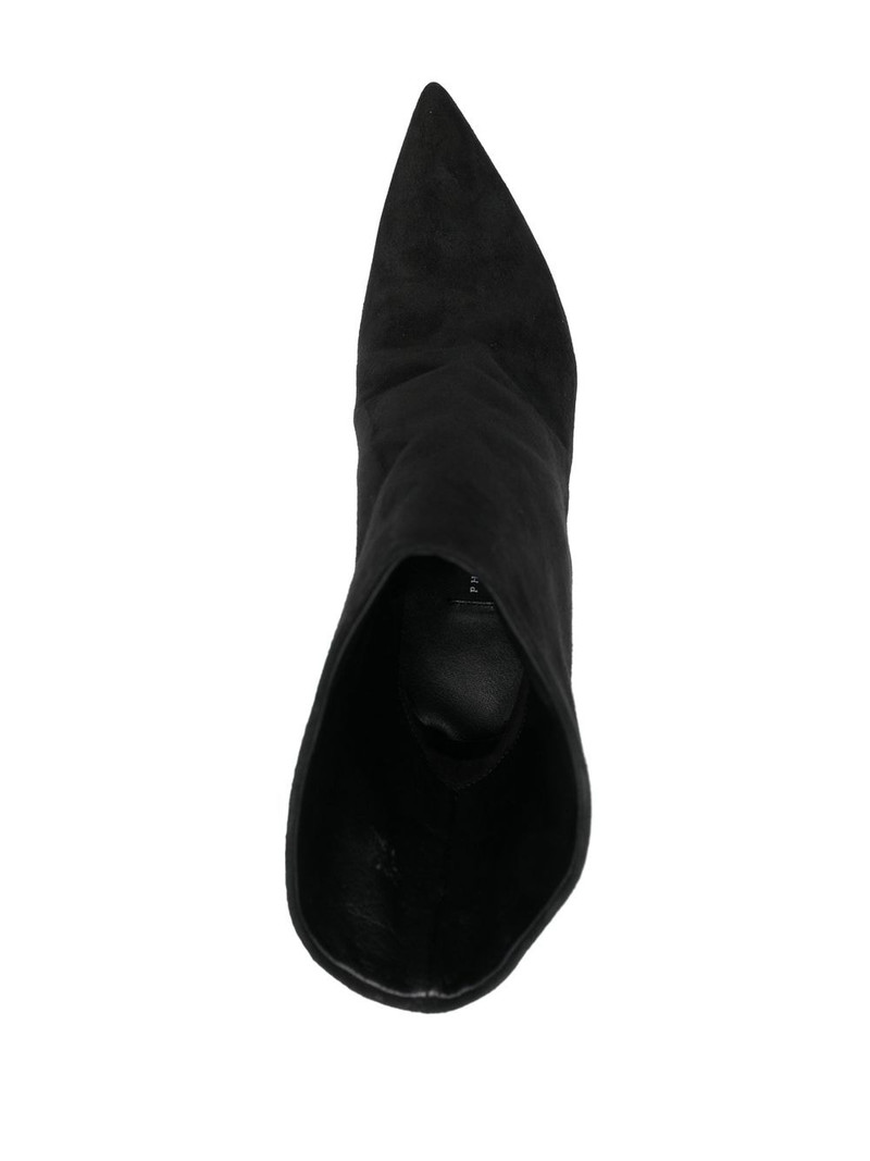 leopard-sole 130mm ankle boots 4