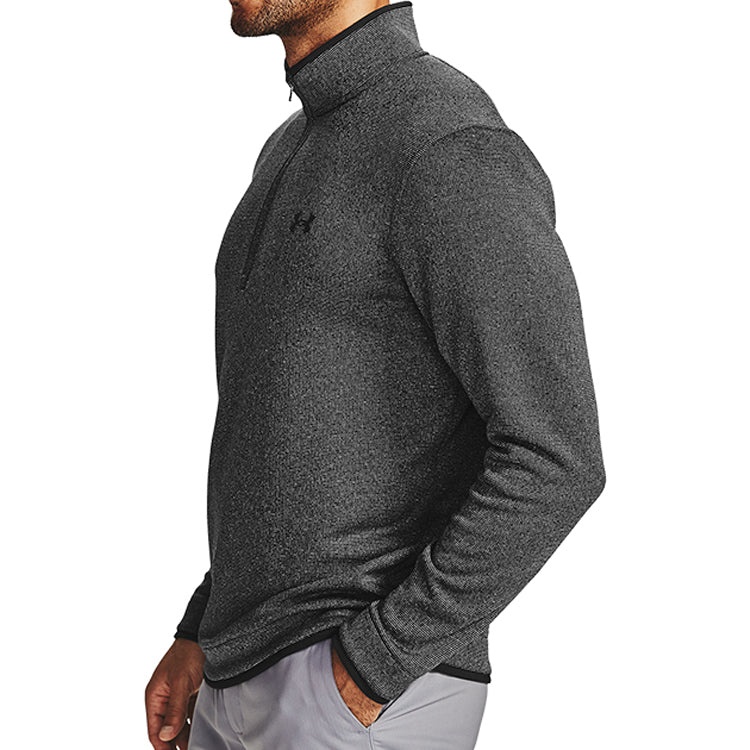 Men's Under Armour 1/2 Zipper Pullover Sports Jacket Black 1359971-002 - 4