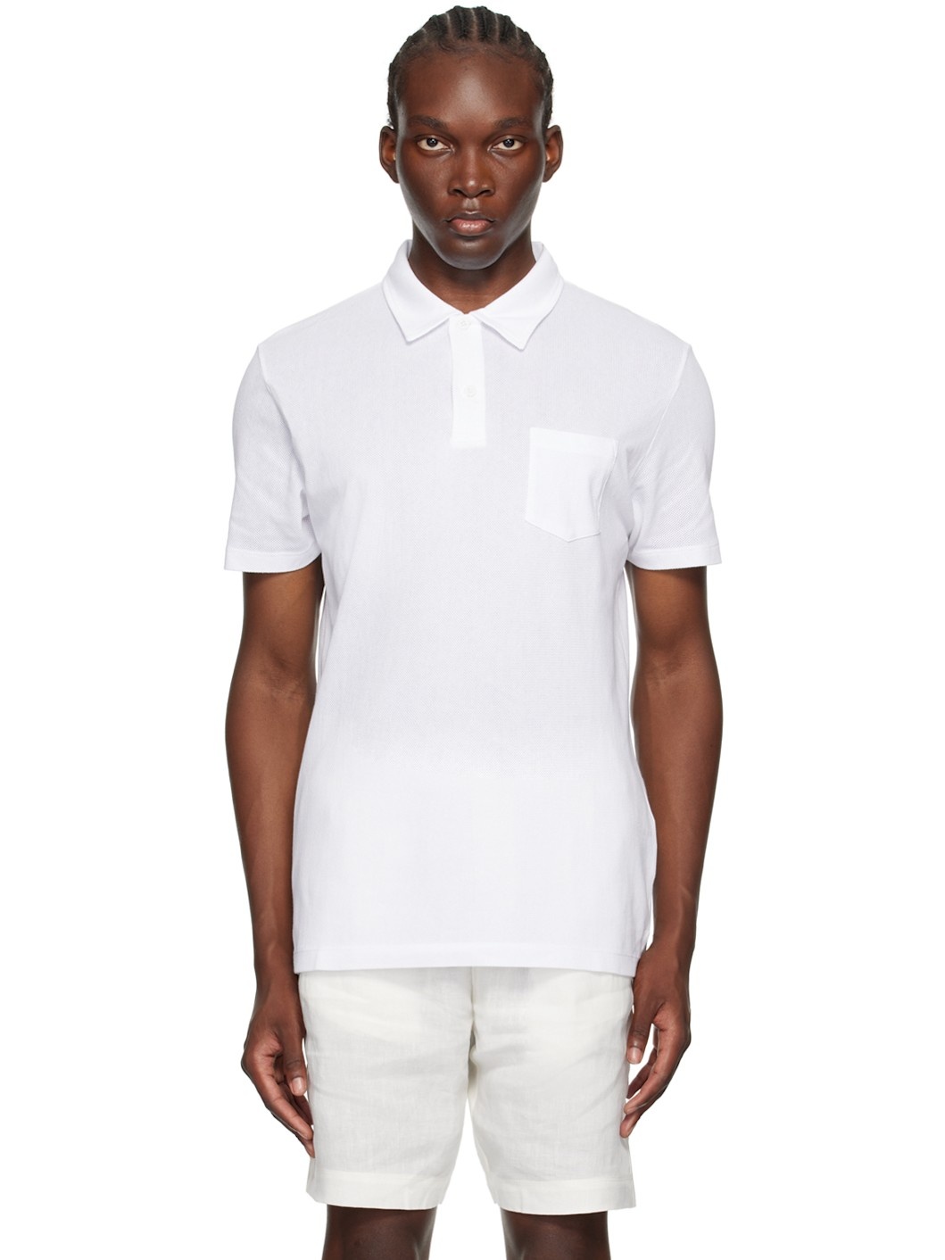 White Riviera Polo - 1