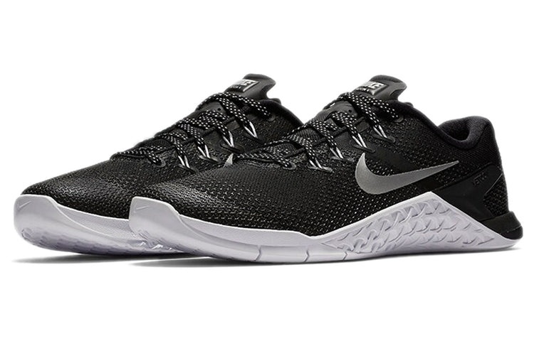 (WMNS) Nike Metcon 4 'Black Metallic Silver' 924593-001 - 2