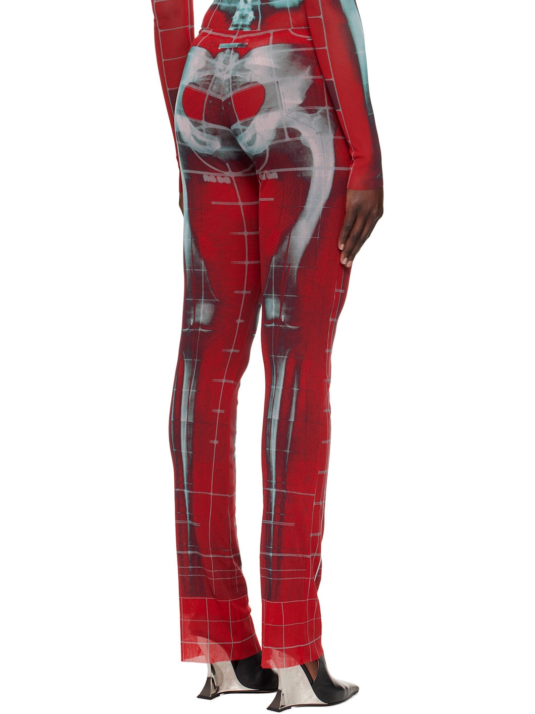 SSENSE Exclusive Red & Blue 'The Squeletor' Lounge Pants - 3