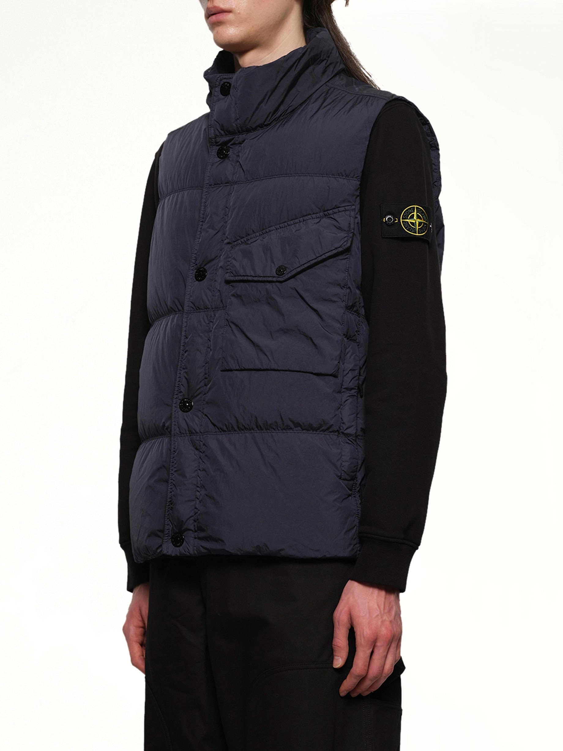 G10000 Puffer Gilet in Navy Blue - 3