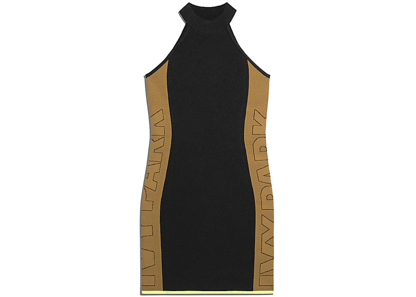 adidas Ivy Park Knit Logo Dress Black/Mesa - 1