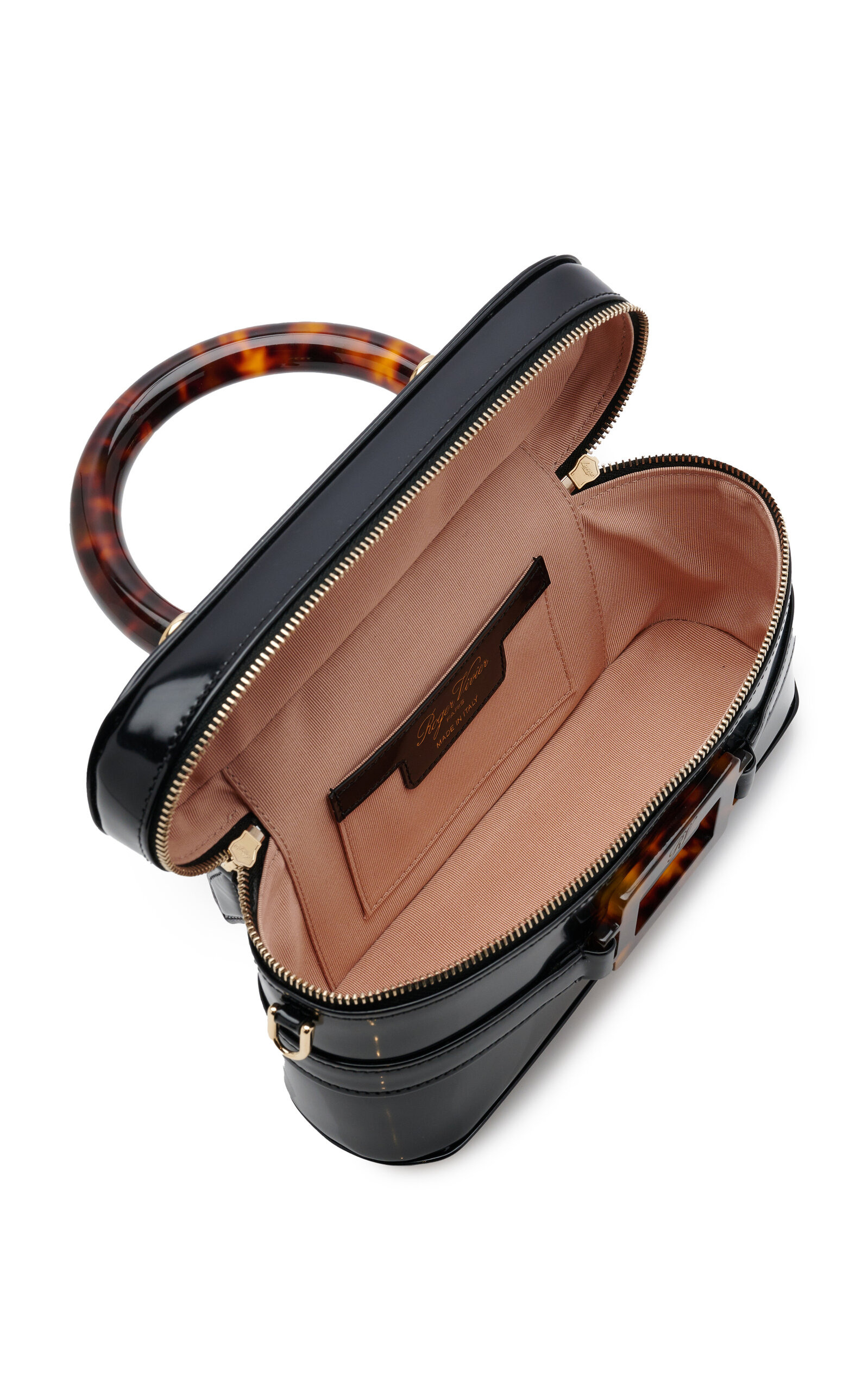 Mini Belle Vivier Leather Vanity Bag black - 7