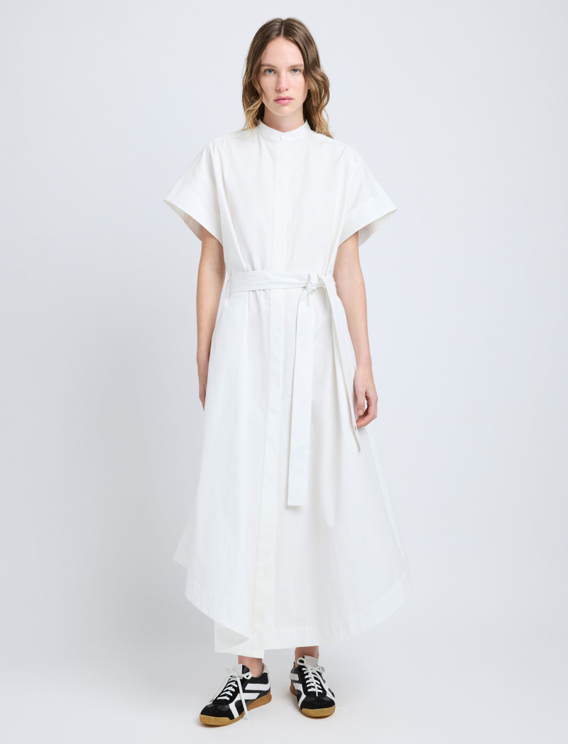 Proenza Schouler Walker Dress in Eco Poplin outlook