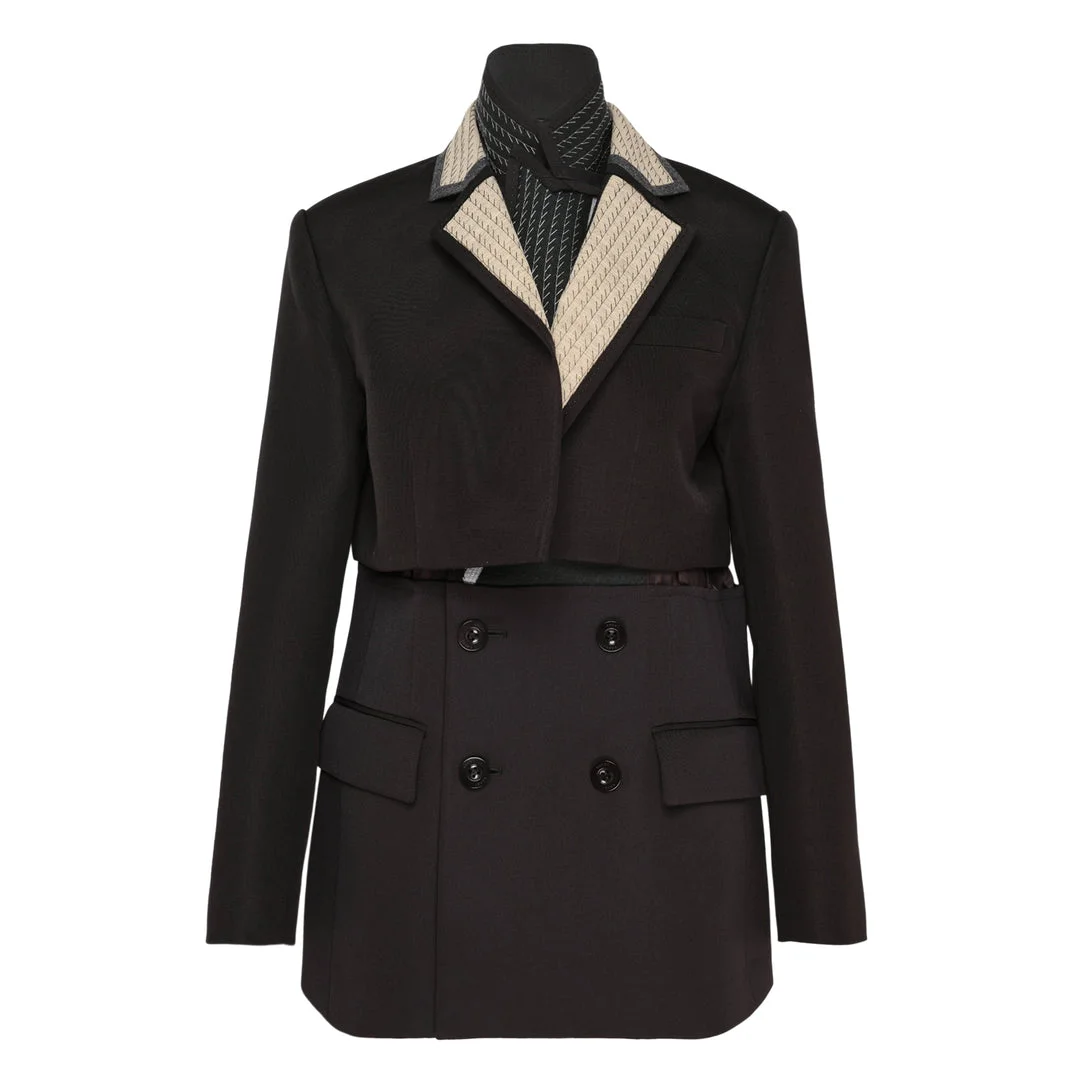 Double-Faced Silk Cotton Jacket - 1