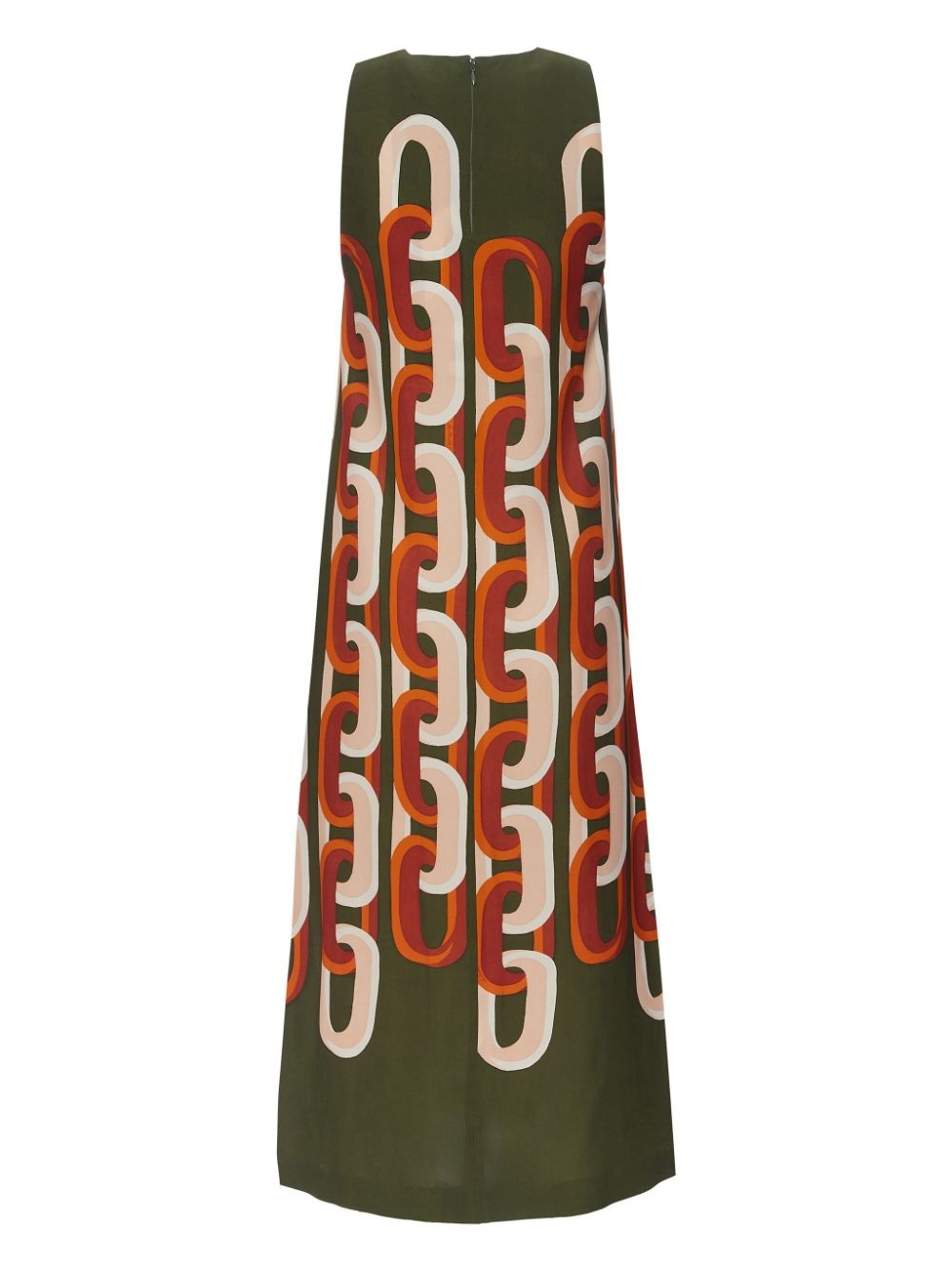 Racer chain-link print dress - 5