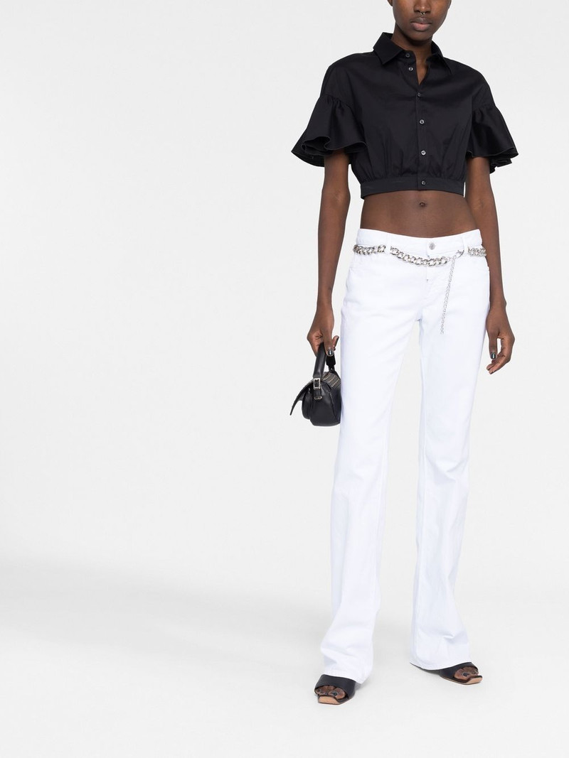 DSQUARED2 logo-patch flared jeans outlook