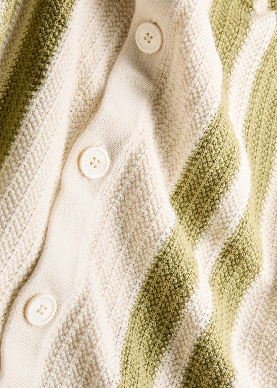 NN07 Ares Striped-intarsia Knit Shirt - 5