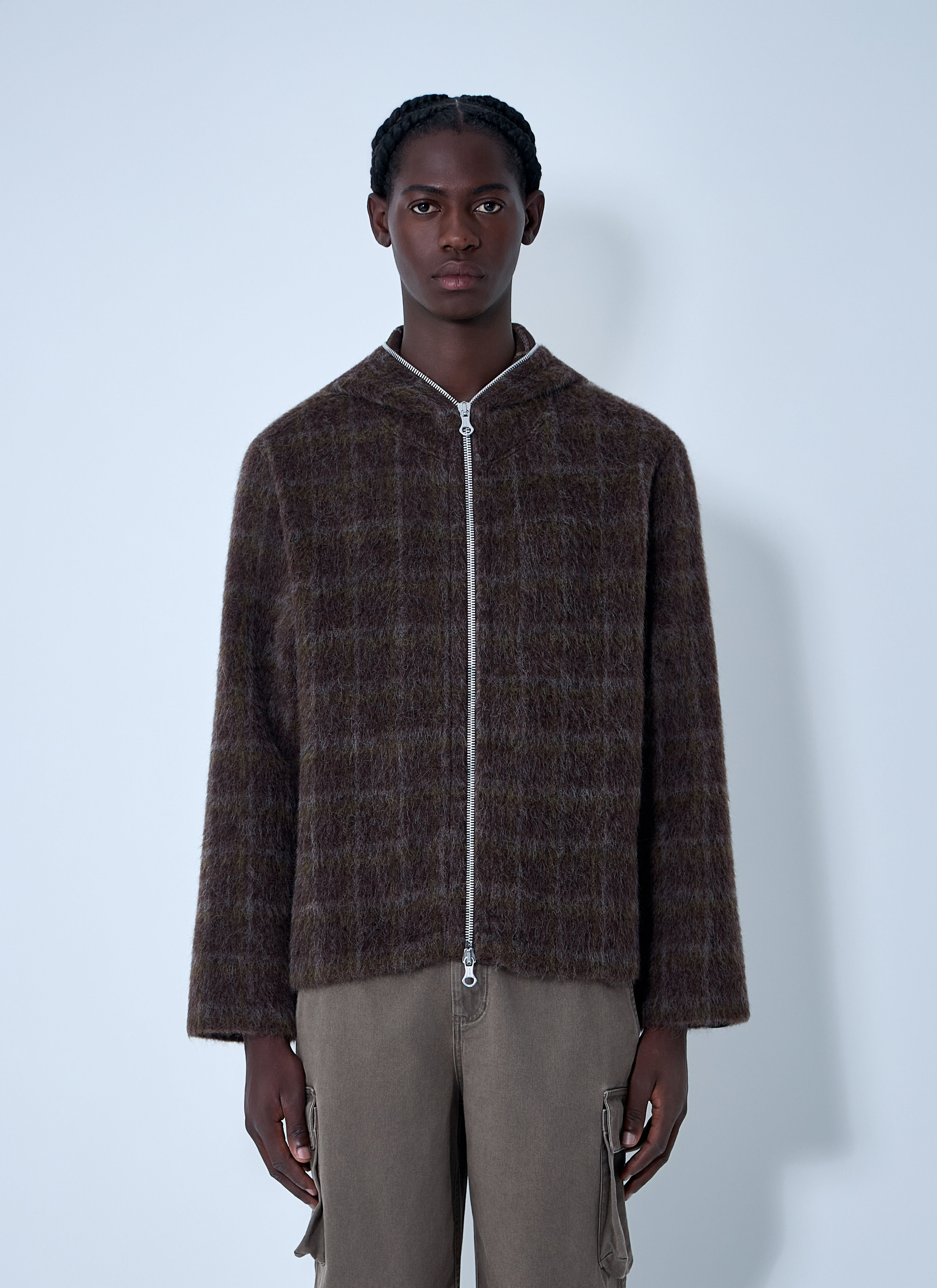 Full Zip-Up Hooded Jacket - 1