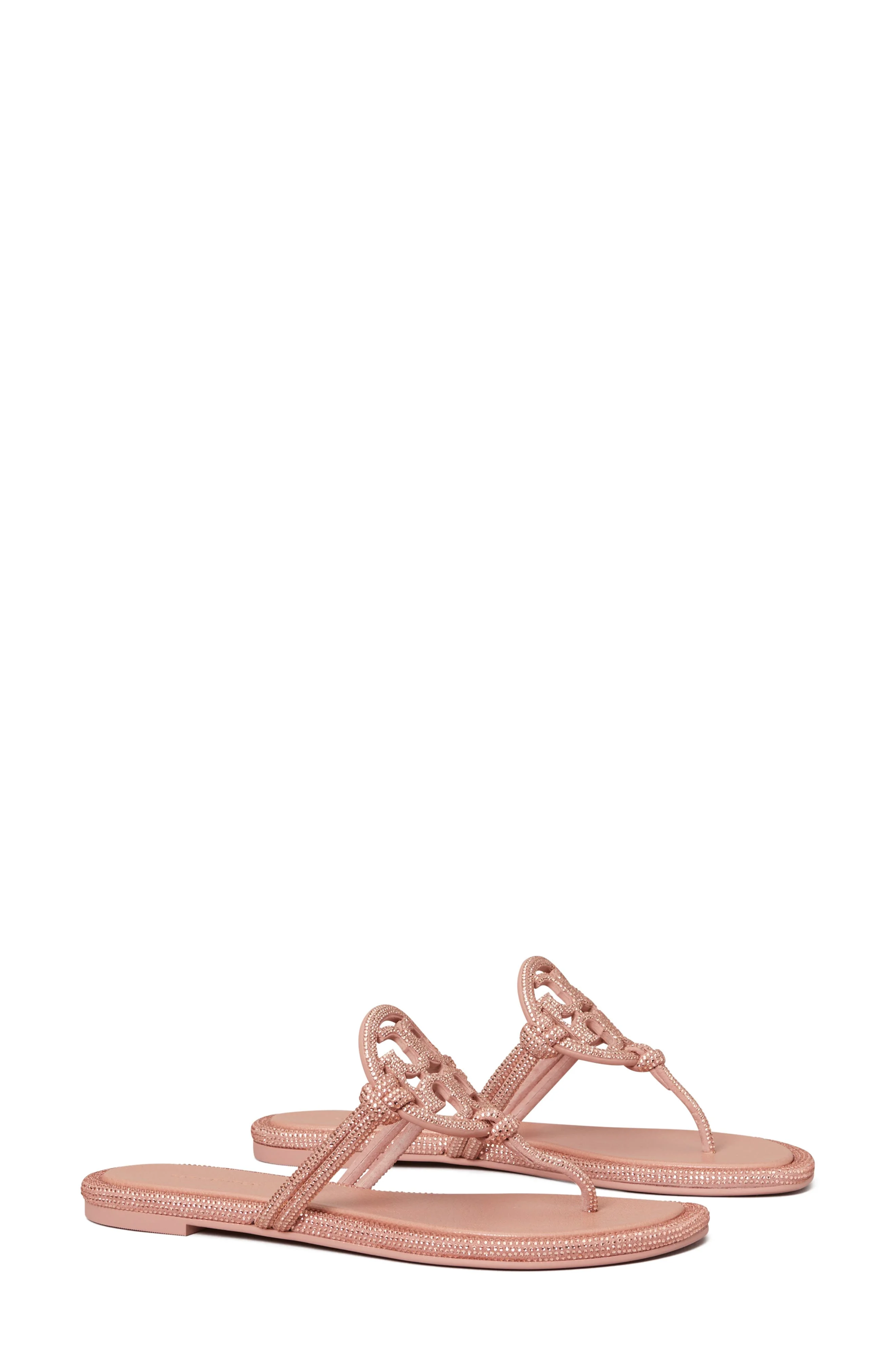 Tory Burch Miller Knotted Pavé Thong Sandal in Malva at Nordstrom - 1