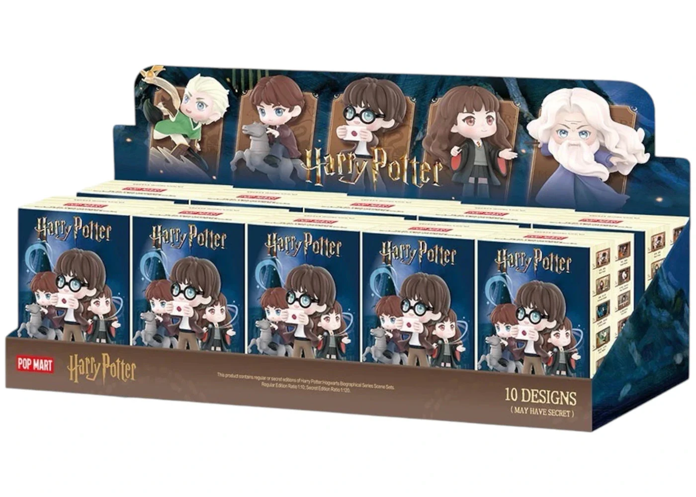 Pop Mart Harry Potter Hogwarts Biographical Series Scene Sets Sealed Case (10 Blind Boxes) - 1