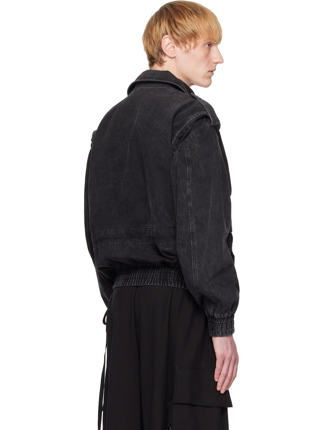 Black Robert Denim Jacket - 3