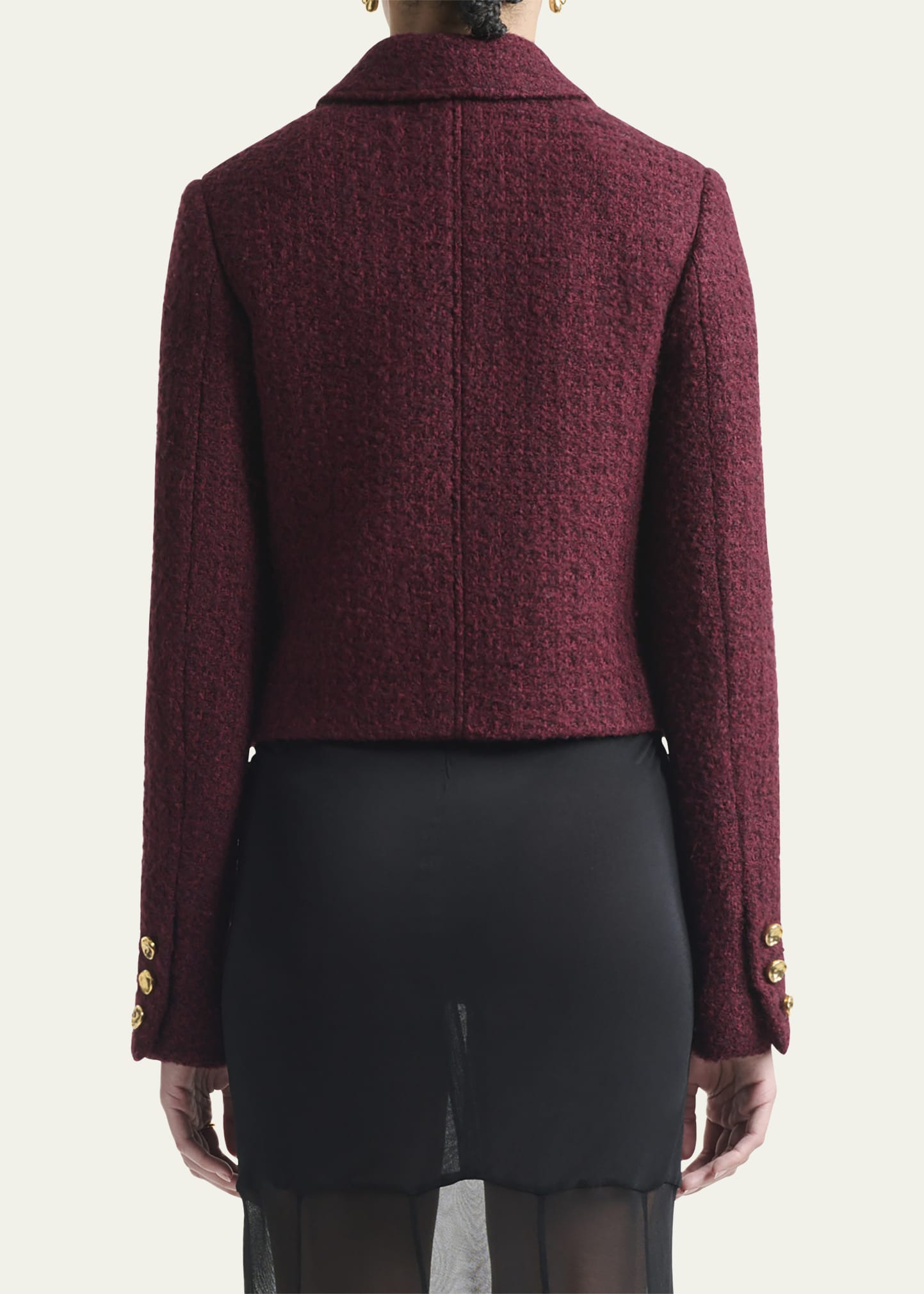 Astley Tweed Single-Breasted Jacket - 3