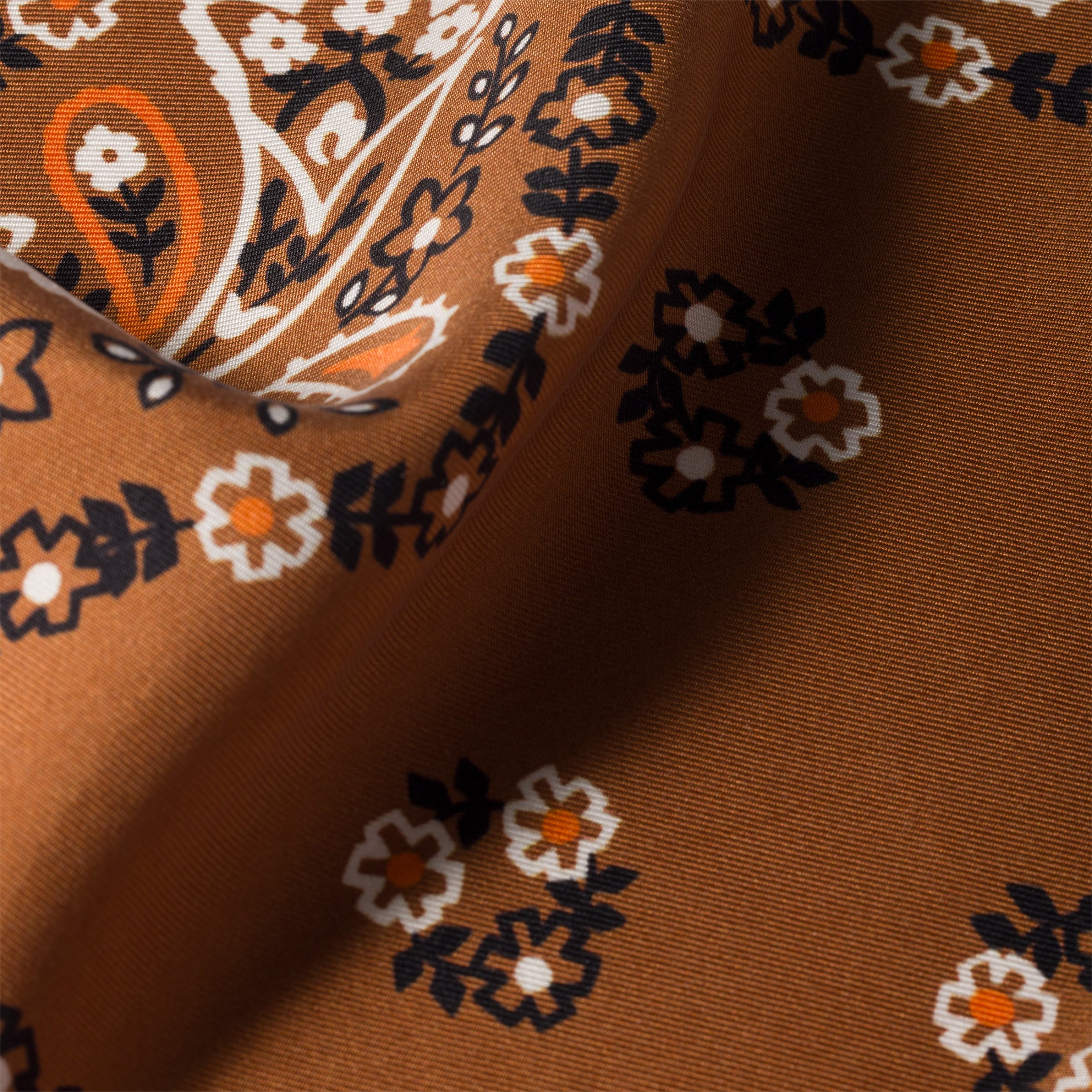Printed silk scarf - 2