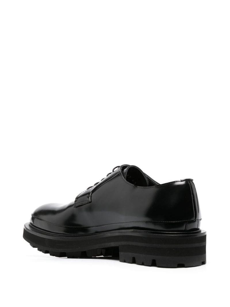 50mm chunky lace-up leather shoes - 3