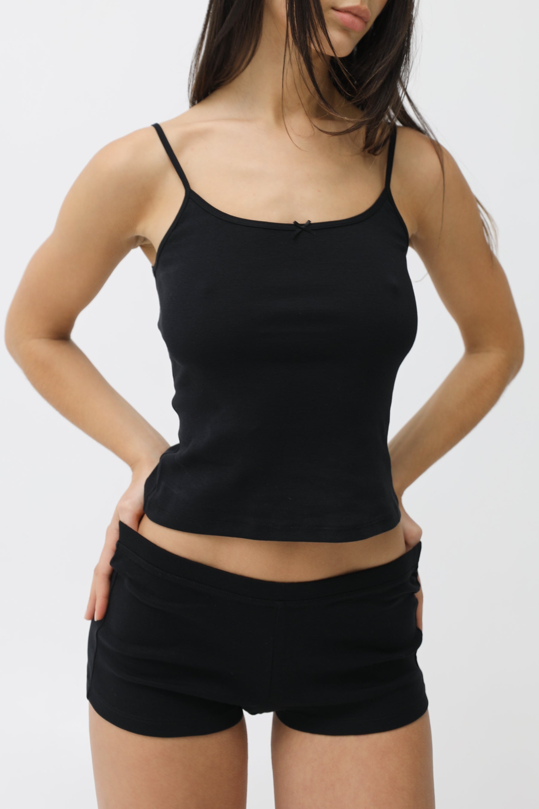 The Boyshort: Cotton Jersey Black - 4