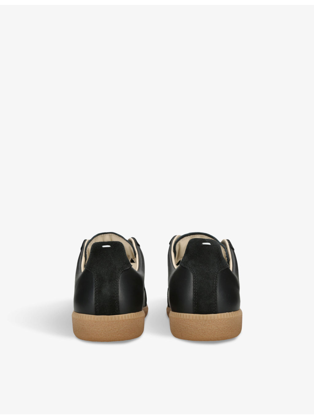 Replica panelled leather low-top trainers - 4