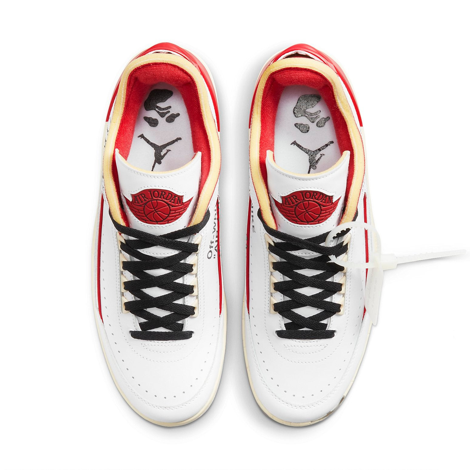 Off-White x Air Jordan 2 Retro Low SP 'White Varsity Red' DJ4375-106 - 4