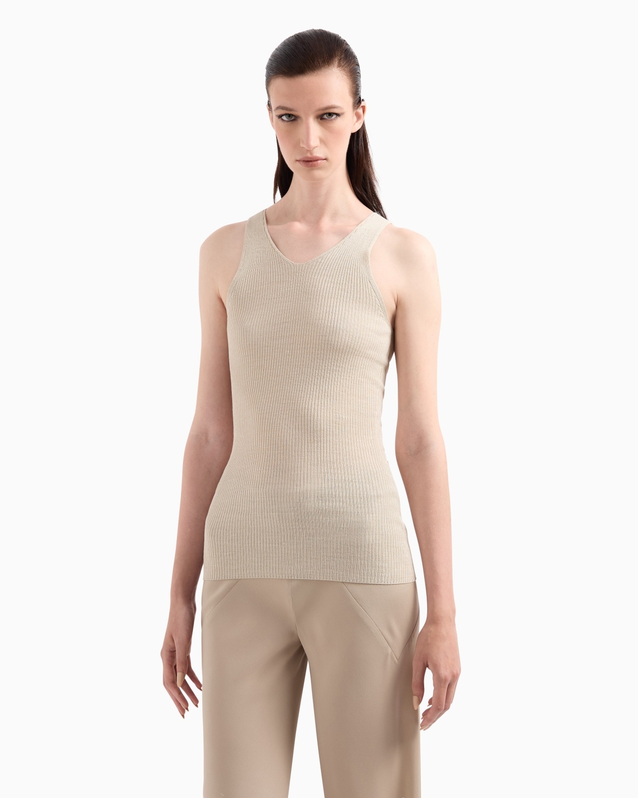 SILK KNIT TOP - 4