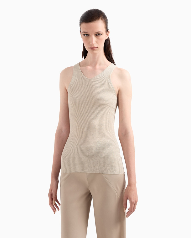 GIORGIO ARMANI SILK KNIT TOP outlook