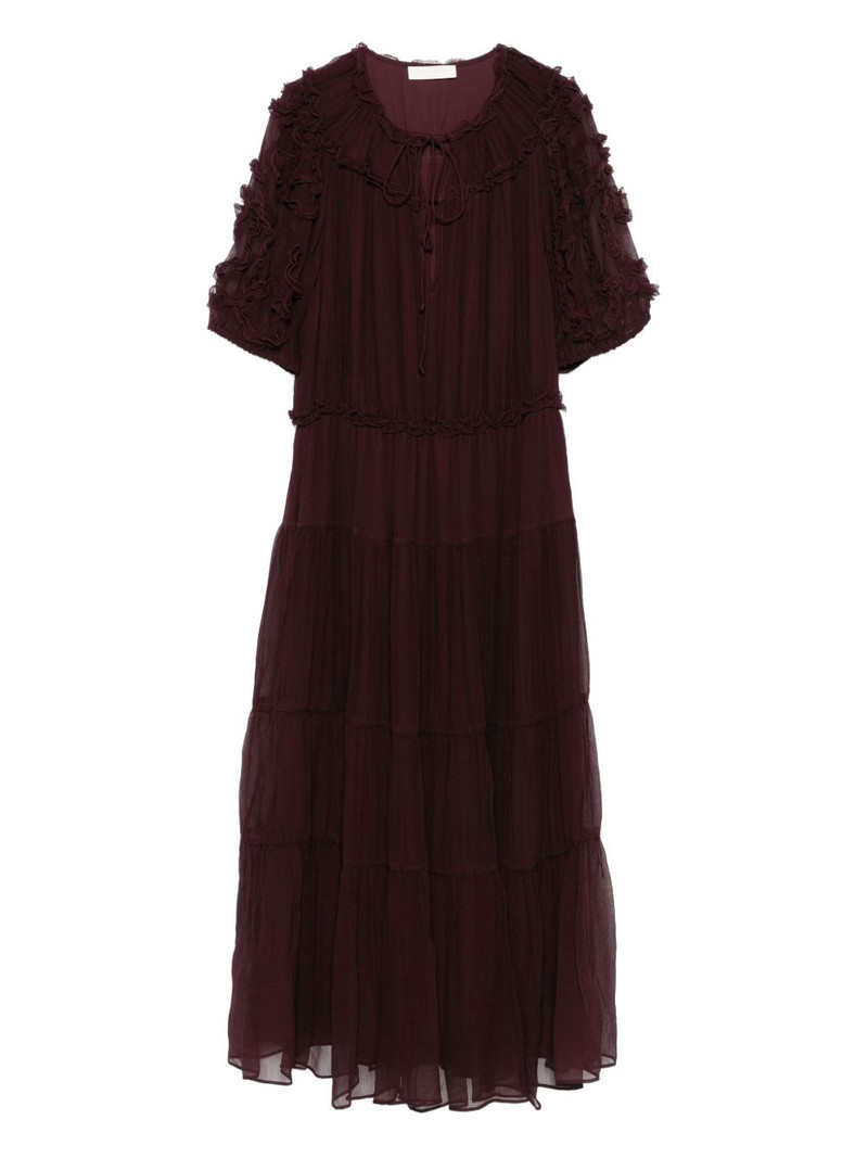 ruffled tiered dress 1
