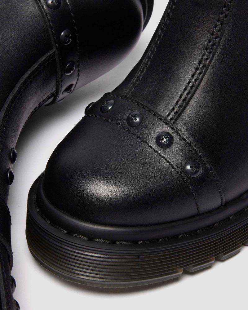 SPENCE HARNESS SENDAL LEATHER HEELED CHELSEA BOOTS 7