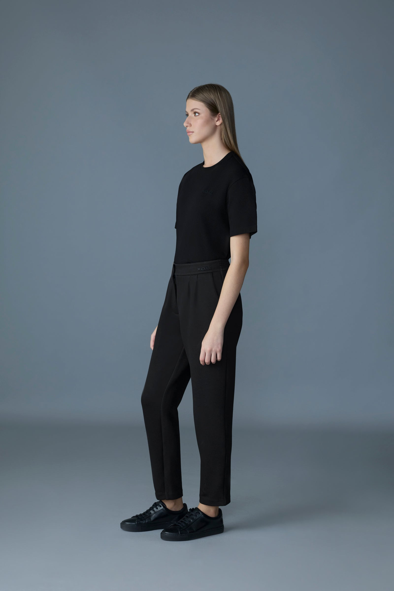 MARIANA Pleated Pants with Elasticized Waistband - 3