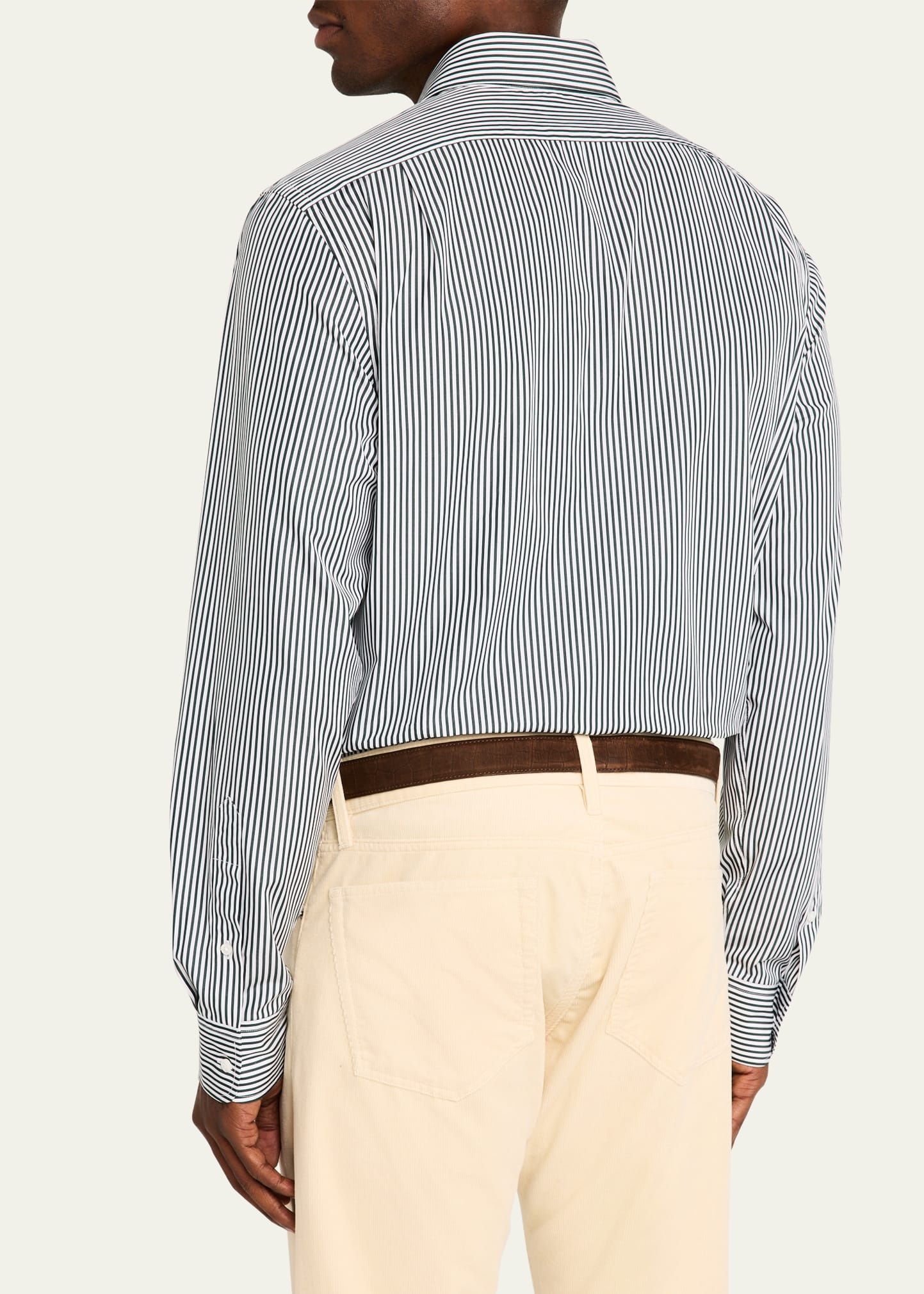 Men's Aston Striped Poplin Sport Shirt - 3