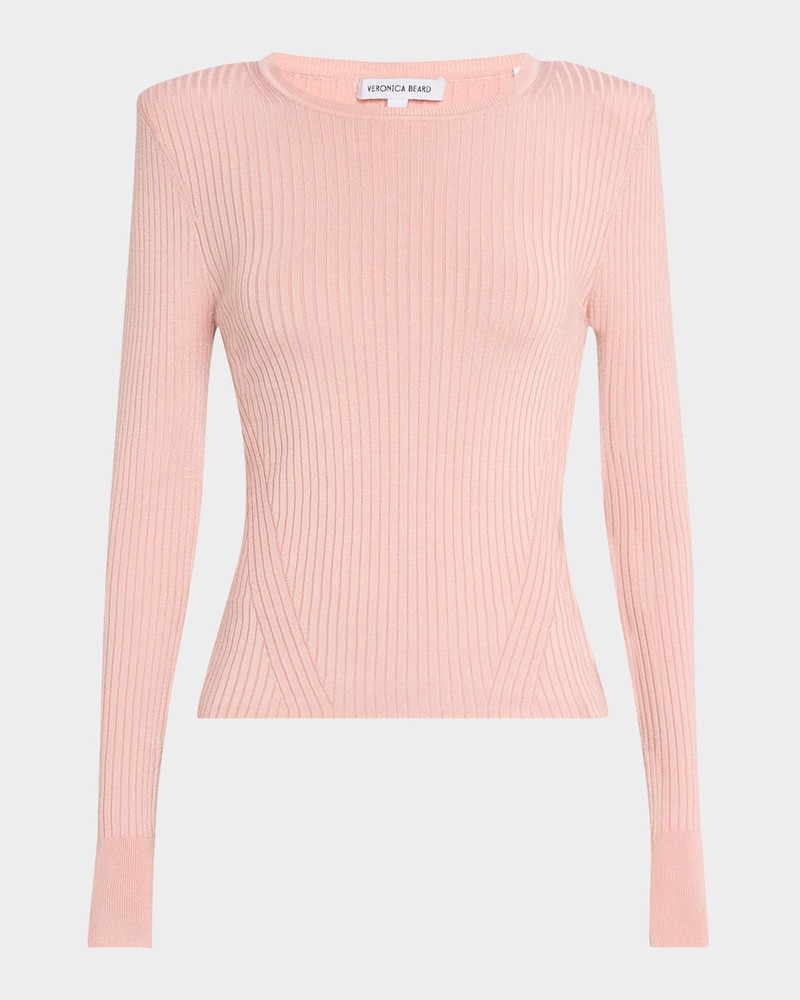 Acara Ribbed Scoop-Neck Pullover 1