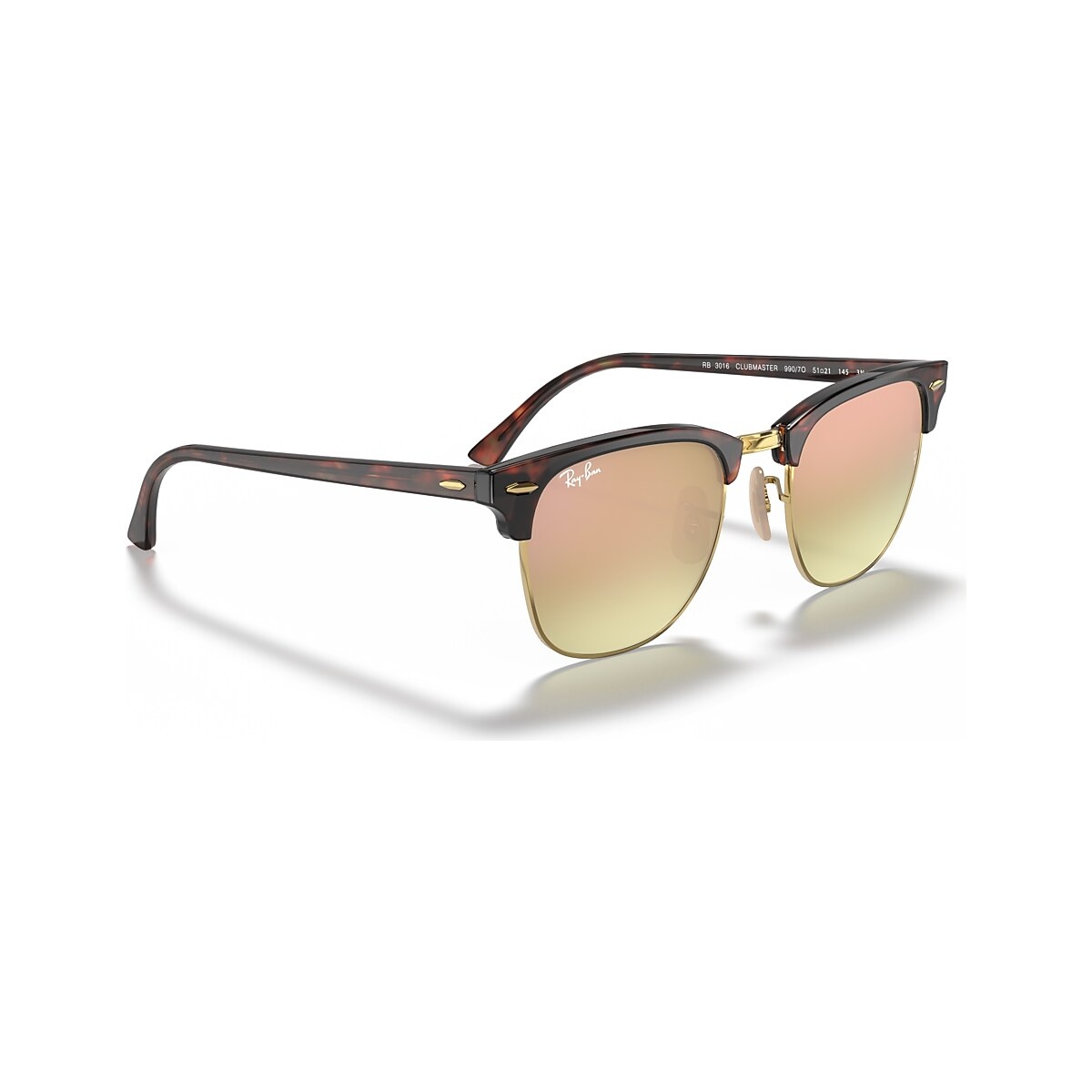 RB3016 Clubmaster Flash Lenses Gradient - 6