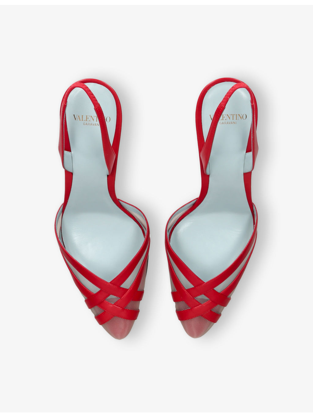 Impudance Sling 90 Leather Heeled Slingback Courts - 2