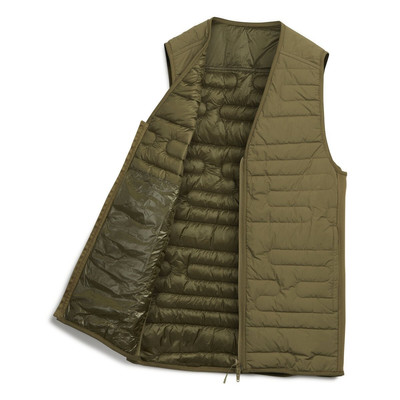 Y-3 Insulated Cloud Vest in Olive outlook